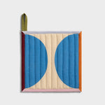Topflappen Blau