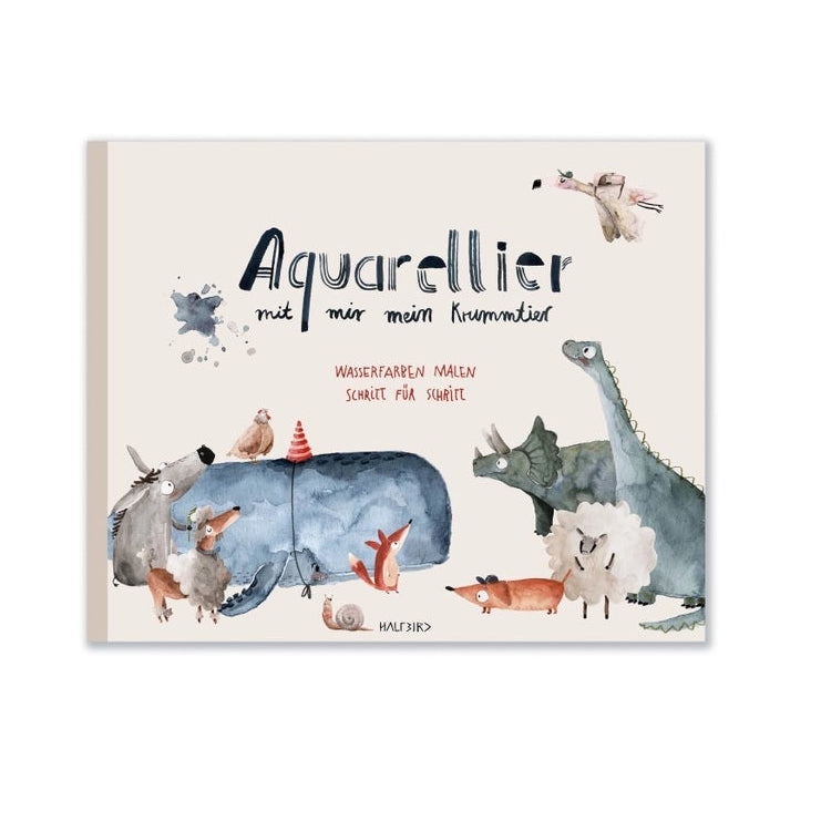 Aquarellier with me a Krummtier | Halfbird