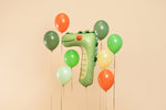 Folienballon Ziffer - Tiere 1-7