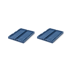 Folding box "Weston" small pack of 2 indigo blue