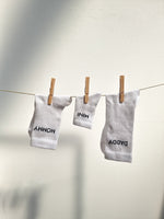 Socken MOMMY Weiß/Schwarz