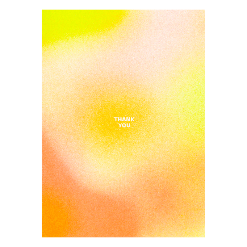 Postkarte Thank You