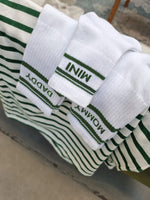 Socks Mini - White/Green