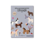 Dishwasher-safe stickers "Horses"