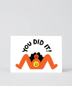 YOU DID IT Grußkarte