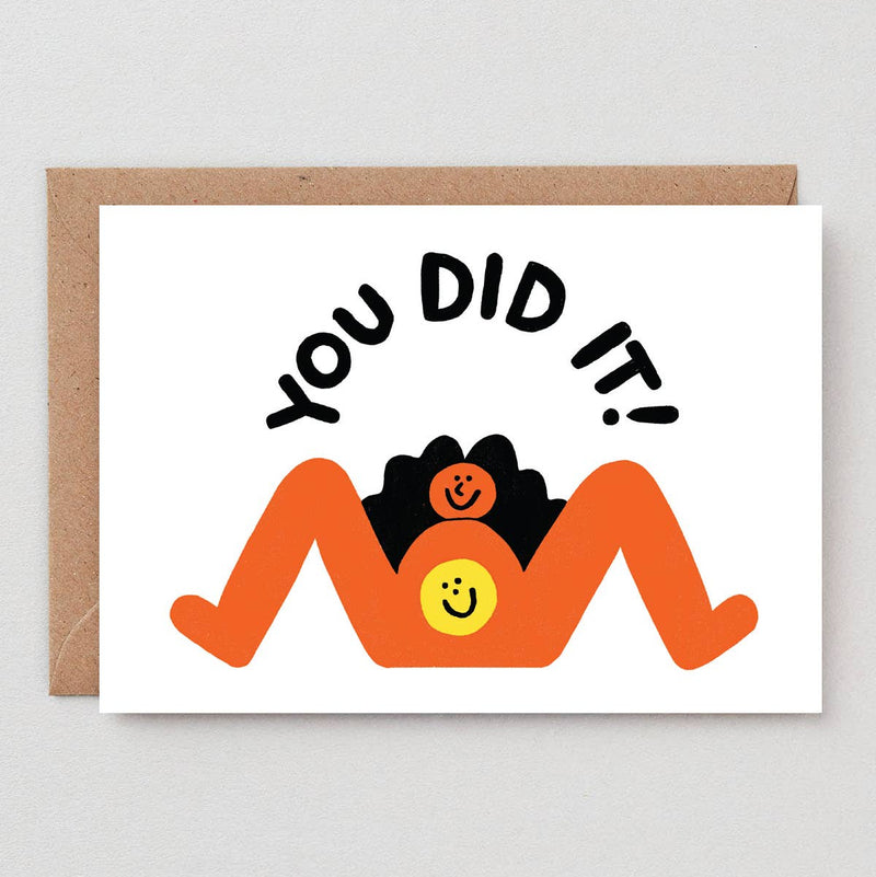 YOU DID IT Grußkarte