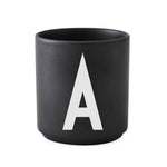ABC Cups Black - Design Letters