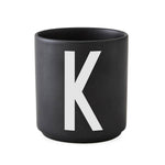 ABC Cups Black - Design Letters