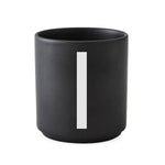 ABC Cups Black - Design Letters