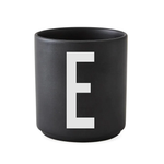 ABC Cups Black - Design Letters