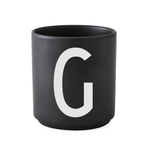ABC Cups Black - Design Letters