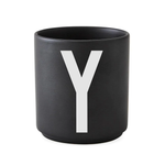 ABC Cups Black - Design Letters