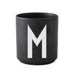 ABC Cups Black - Design Letters