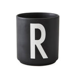 ABC Cups Black - Design Letters