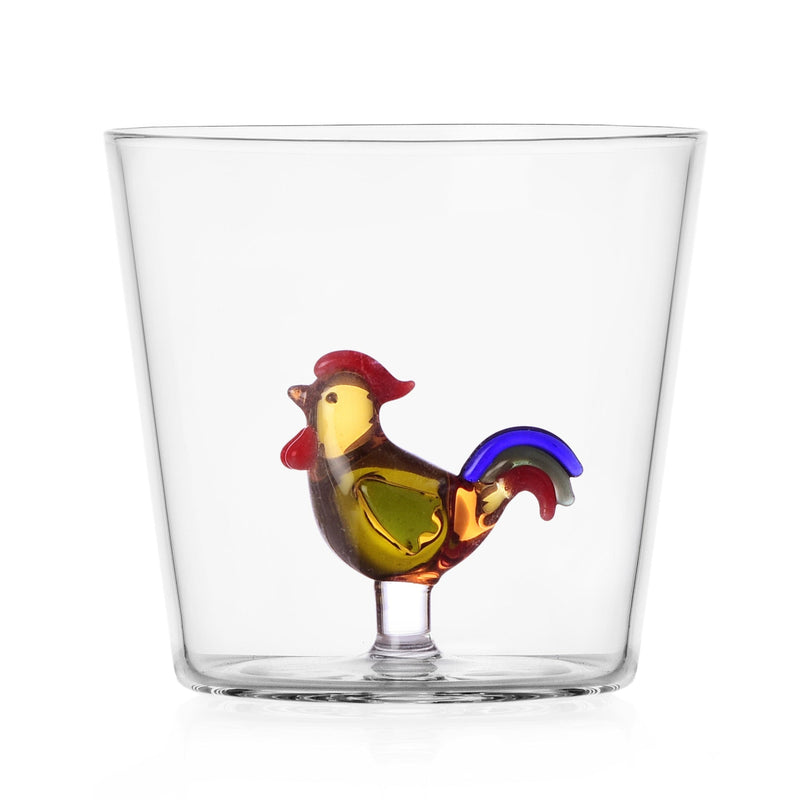 Glas mit Hahn