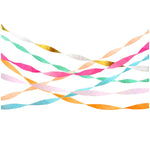 Bunte Krepppapier Girlande