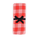 Musselin Tuch Vichy Rosa-Rot