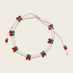 Perlenarmband Kirschen