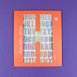 Holo Letter Sticker