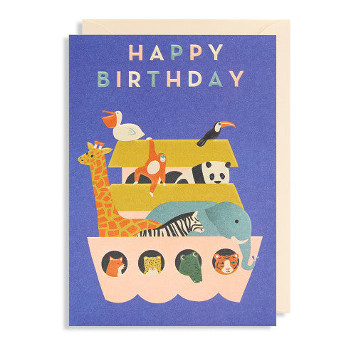 Grußkarte HAPPY BIRTHDAY TIERE