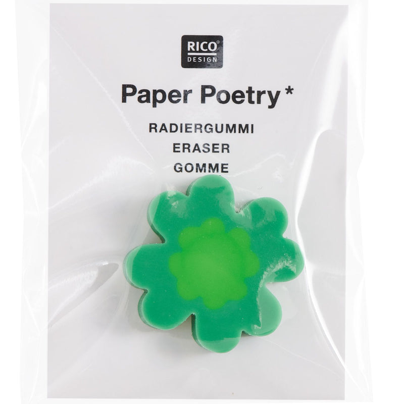 Radiergummi Kleeblatt mini