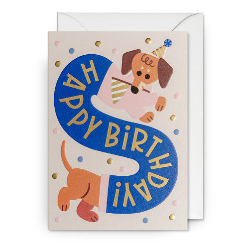 Grußkarte HAPPY BIRTHDAY DOG