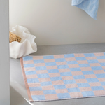 Badematte RETRO hellblau