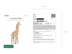 stehender Folienballon GIRAFFE