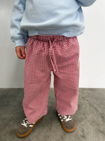Kinderhose Vichykaro rot