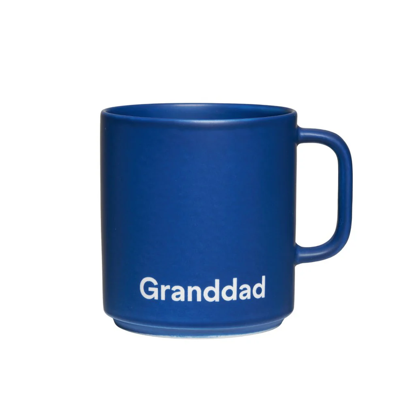 Favourite Cup mit Henkel  "Granddad" blau