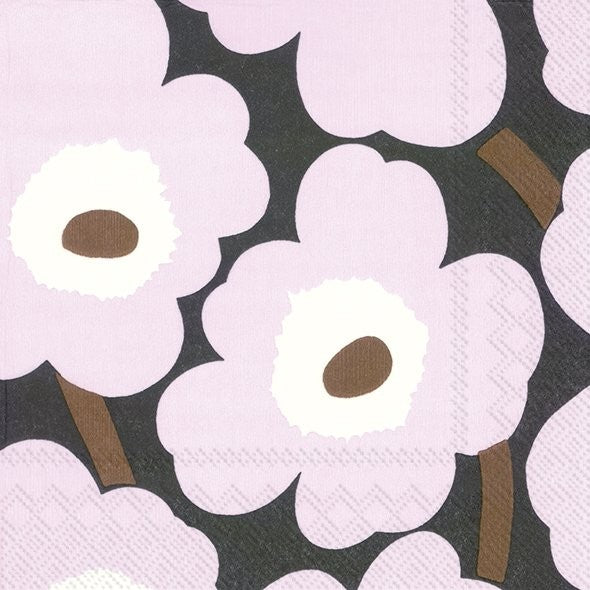 Servietten UNIKKO rose 33x33cm
