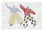 Poster TWO MAIN CHARACTERS  50x70 cm