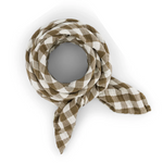 Musselin Tuch Vichy Oliv-