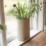 Vase FLOWERY creme