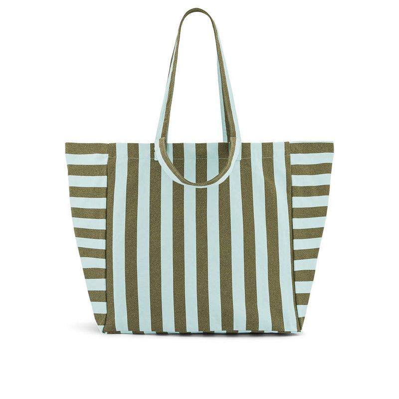 Tasche Elisa - Aqua/Olive gestreift