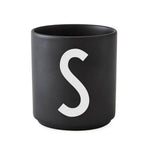 ABC Cups Black - Design Letters