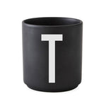 ABC Cups Black - Design Letters