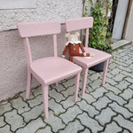 rosa Kinderstuhl
