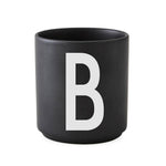ABC Cups Black - Design Letters