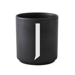 ABC Cups Black - Design Letters