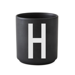 ABC Cups Black - Design Letters