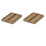 Folding box "Weston" small 2 pack Oat | Liewood