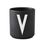 ABC Cups Black - Design Letters