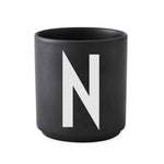 ABC Cups Black - Design Letters